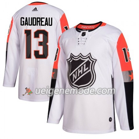 Calgary Flames Trikot Johnny Gaudreau 13 2018 NHL All-Star Pacific Division Adidas Weiß Authentic